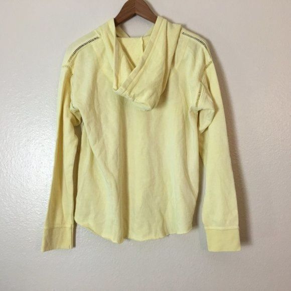 PJ Salvage Revival Lounge Hoodie Yellow Women's Size XS New with defect - Picture 5 of 12